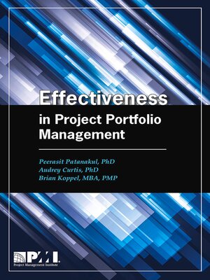 cover image of Effectiveness in Project Portfolio Management